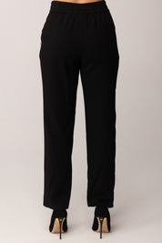 Meme Road Pantaloni Classici con Piping Frontale M8409P NERO