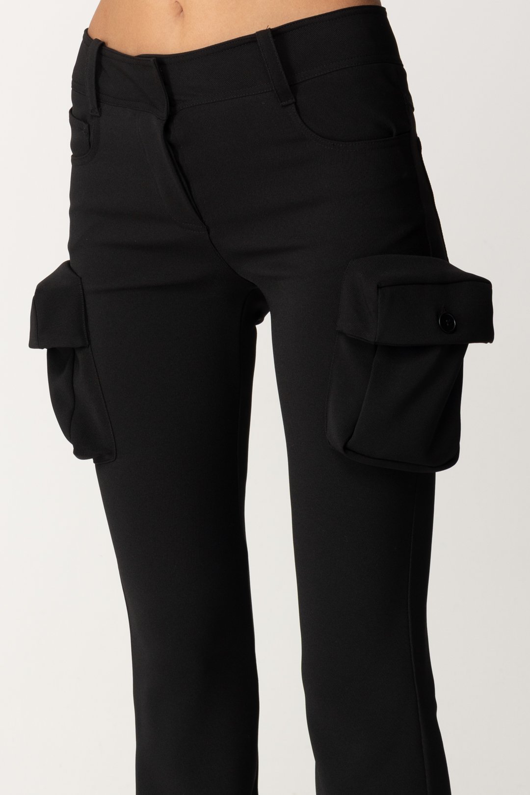 Aniye By Pantaloni con Tasche Loren 181394 NERO