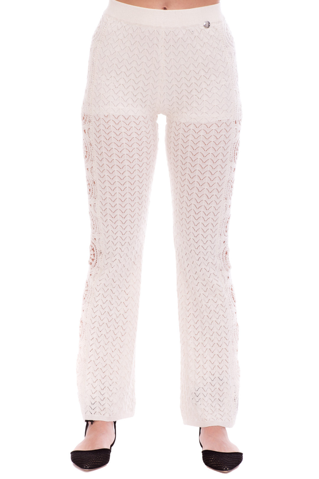 Twin-set Pantaloni Crochet Ricamati 221AT3240 CHANTILLY
