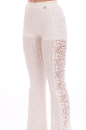 Twin-set Pantaloni Crochet Ricamati 221AT3240 CHANTILLY