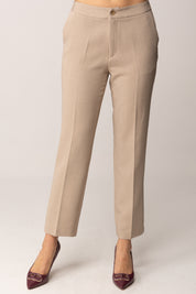 Khloe Femme Pantaloni Crop BEIGE