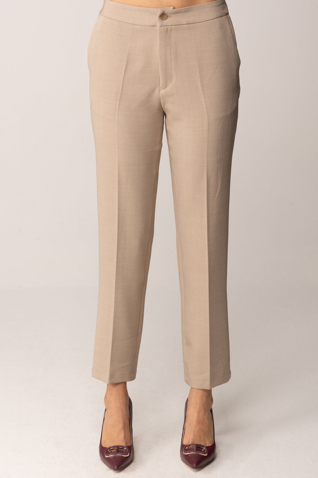Khloe Femme Pantaloni Crop BEIGE