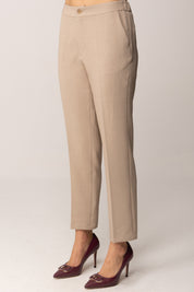 Khloe Femme Pantaloni Crop BEIGE