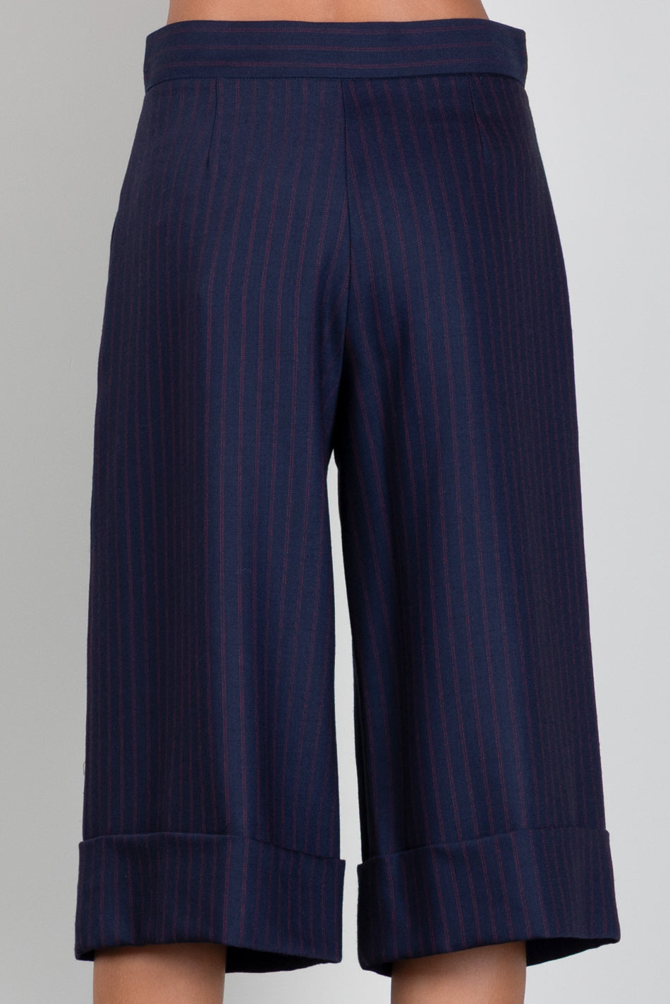 Elisabetta Franchi Bambina Pantaloni Culotte Gessati EFBE0880ML029.D213