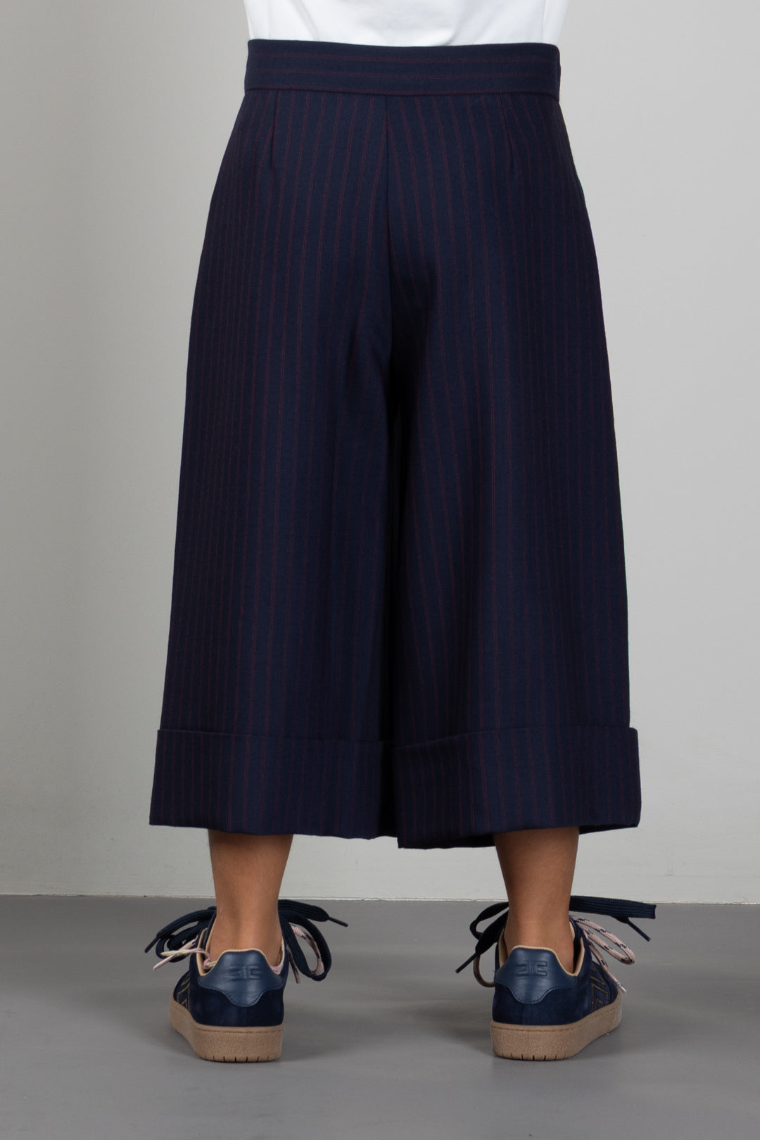 Elisabetta Franchi Bambina Pantaloni Culotte Gessati EFBE0880ML029.D213