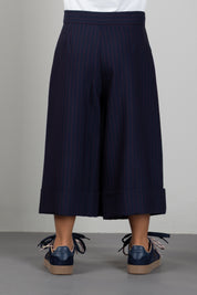 Elisabetta Franchi Bambina Pantaloni Culotte Gessati EFBE0880ML029.D213