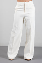 Twin-set Pantaloni Dritti In Crêpe 262TT2423 MADREPERLA