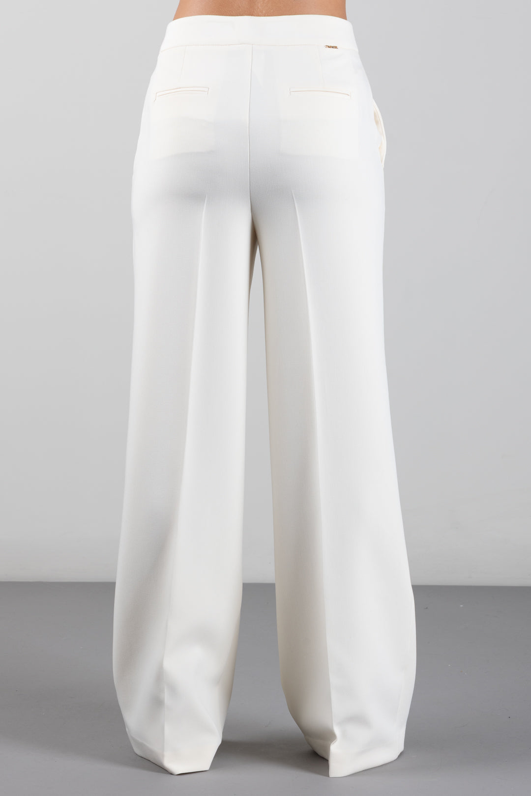 Twin-set Pantaloni Dritti In Crêpe 262TT2423 MADREPERLA