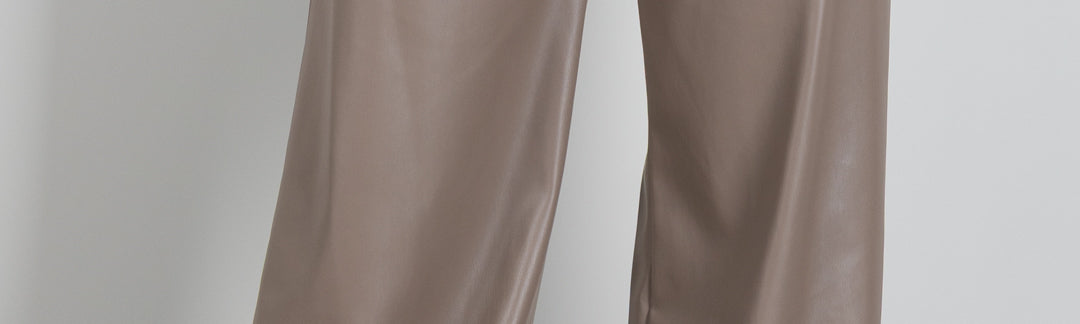 Aniye By Pantaloni Effetto Pelle con Fondo Elasticizzato 181194 TOFFEE :AI26