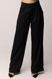 Meme Road Pantaloni Eleganti con Pinces M8433P NERO