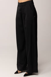 Meme Road Pantaloni Eleganti con Pinces M8433P NERO