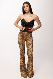 Aniye By Pantaloni Eva con Stampa Animalier 185352 MAKU :PE26