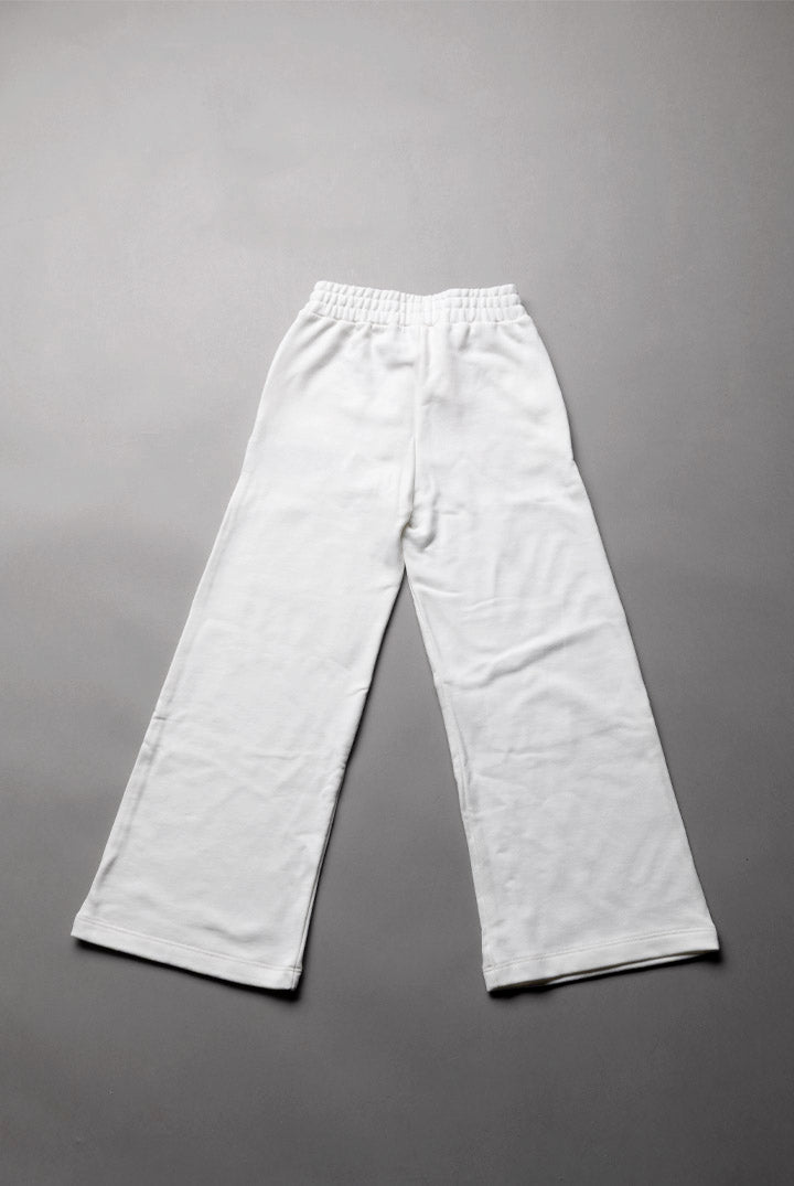 Elisabetta Franchi Bambina Pantaloni Felpa a Palazzo con Logo EFPA328CFF017.0067