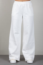 Elisabetta Franchi Bambina Pantaloni Felpa a Palazzo con Logo EFPA328CFF017.0067