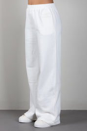 Elisabetta Franchi Bambina Pantaloni Felpa a Palazzo con Logo EFPA328CFF017.0067