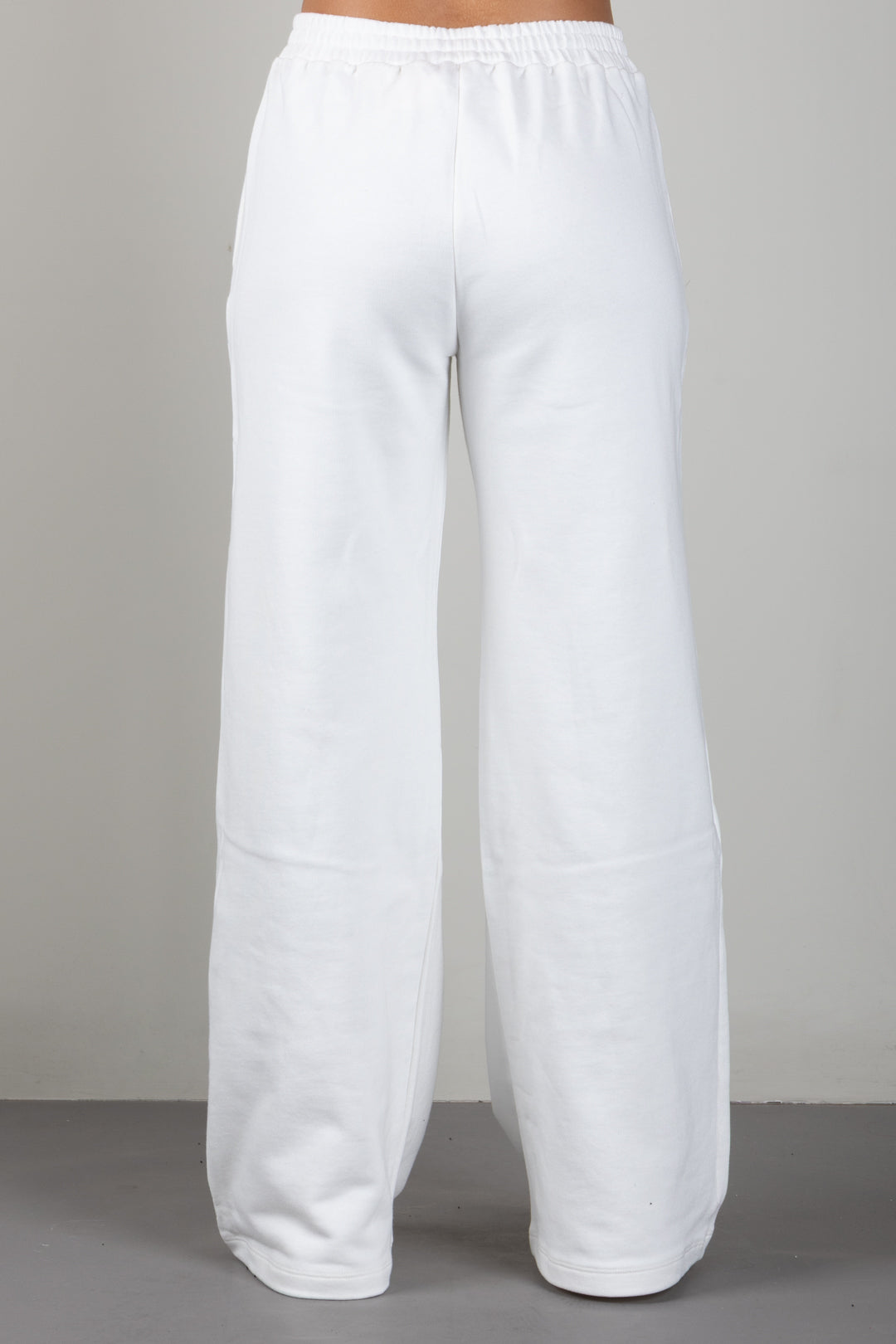 Elisabetta Franchi Bambina Pantaloni Felpa a Palazzo con Logo EFPA328CFF017.0067