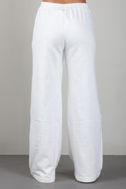 Elisabetta Franchi Bambina Pantaloni Felpa a Palazzo con Logo EFPA328CFF017.0067