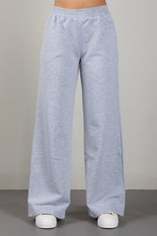 Elisabetta Franchi Bambina Pantaloni Felpa a Palazzo con Logo EFPA328CFF017.5002