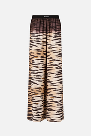 Pinko Pantaloni Fluidi con Stampa Tigrata 106550 A37R ZC8