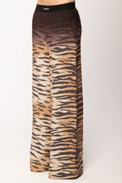 Pinko Pantaloni Fluidi con Stampa Tigrata 106550 A37R ZC8