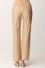 Manila Grace Pantaloni In Cotone Straight P264CU FIENO