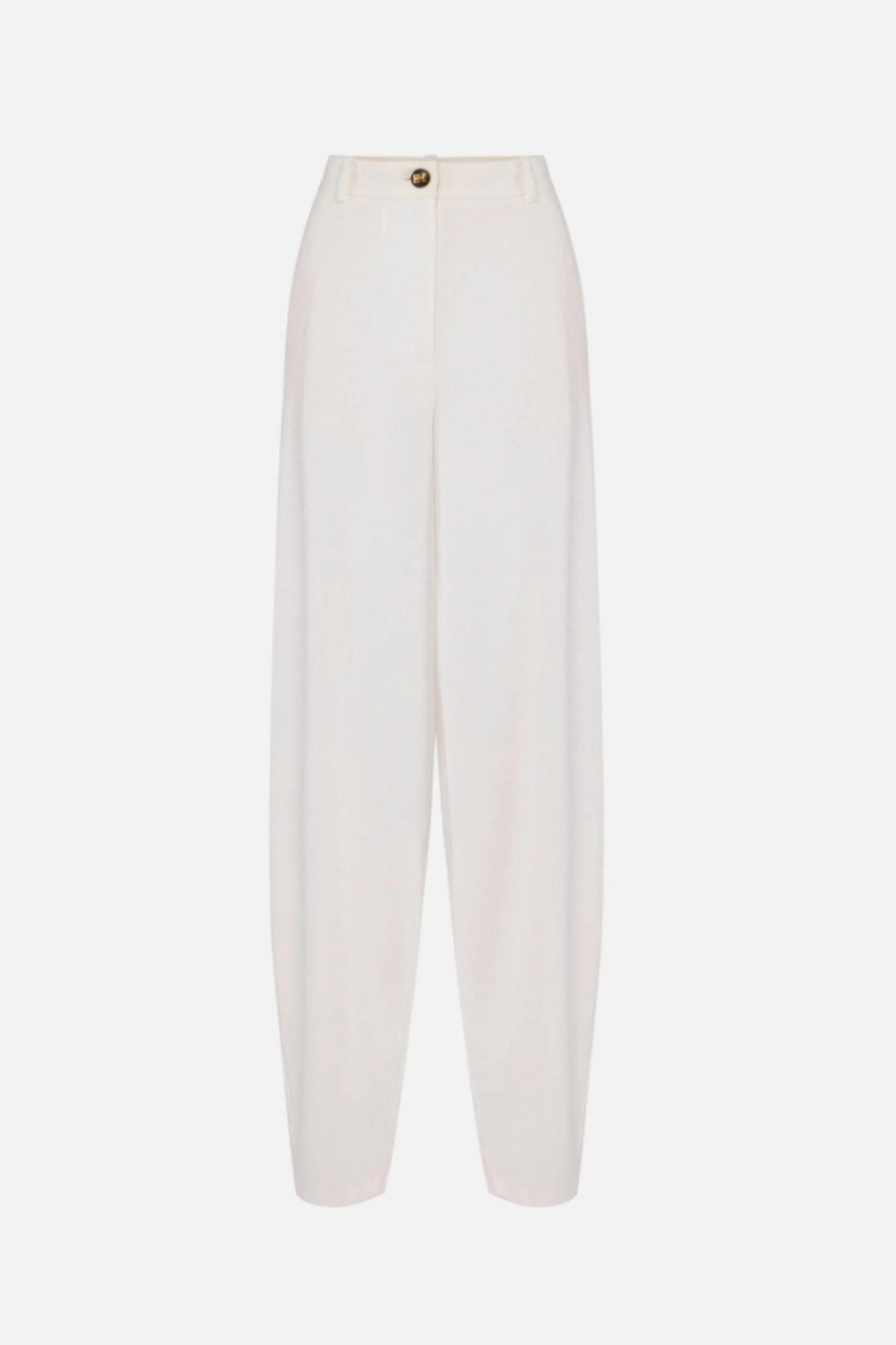 Elisabetta Franchi Pantaloni In Crêpe Leggero PA17861E2 AVORIO