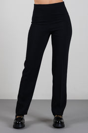 Elisabetta Franchi Bambina Pantaloni In Crêpe a Vita Alta con Gamba Dritta EFPA3380GA022.N000