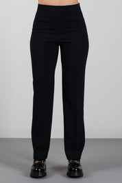 Elisabetta Franchi Bambina Pantaloni In Crêpe a Vita Alta con Gamba Dritta EFPA3380GA022.N000