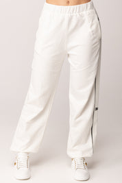 Elisabetta Franchi Bambina Pantaloni In Felpa con Bande Laterali Logate EFPA3160FF002.0275