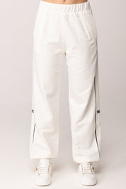 Elisabetta Franchi Bambina Pantaloni In Felpa con Bande Laterali Logate EFPA3160FF002.0275