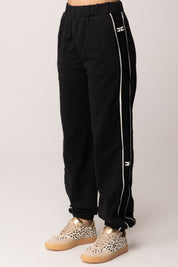 Elisabetta Franchi Bambina Pantaloni In Felpa con Bande Laterali Logate EFPA3160FF002.N275