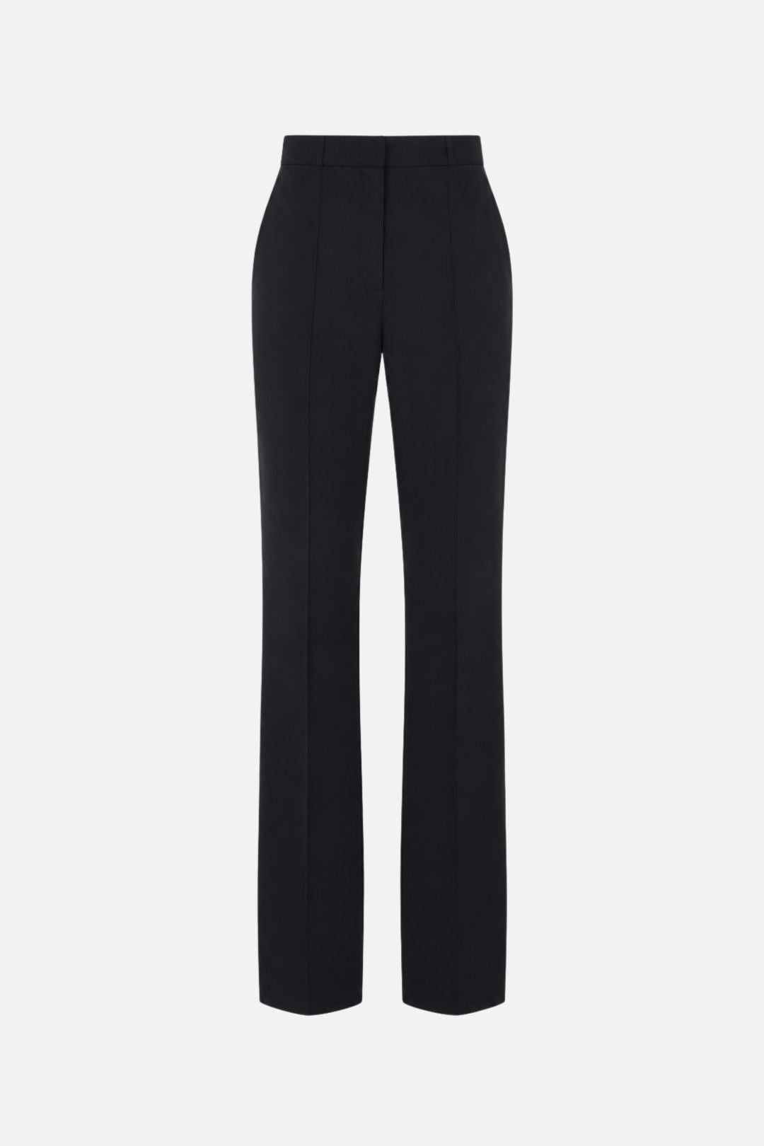 Elisabetta Franchi Pantaloni In Tessuto Tecnico con Nervature PA19268E2 NERO