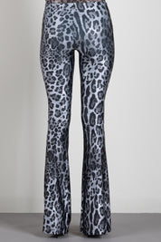 Aniye By Pantaloni Jodi Flared con Stampa Animalier 181187 GRAY LEO :AI26