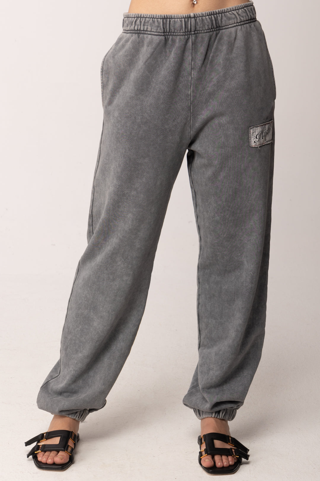 Pinko Pantaloni Jogger Effetto Washed 105508 A33M K10