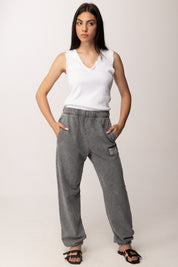 Pinko Pantaloni Jogger Effetto Washed 105508 A33M K10
