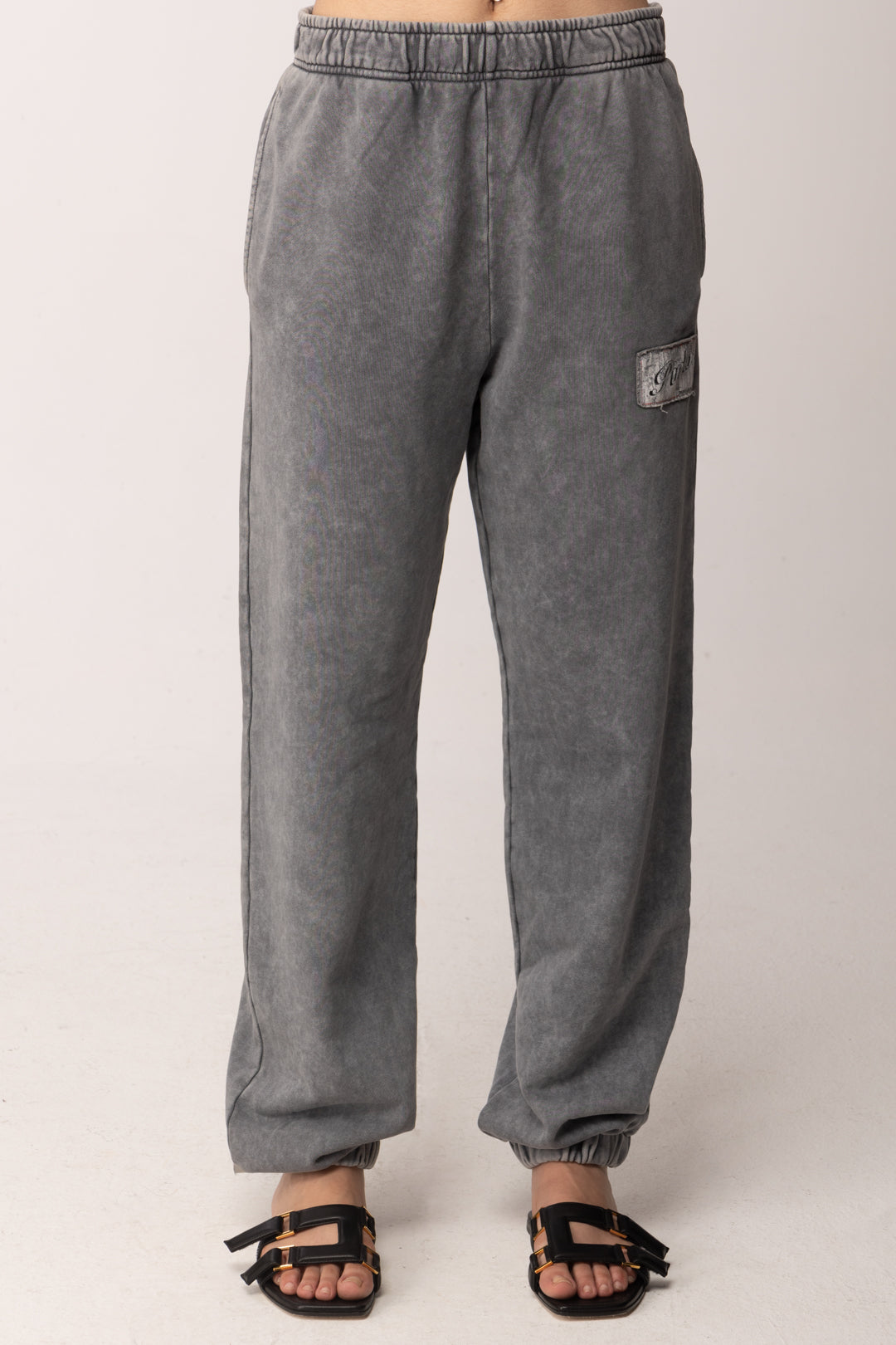 Pinko Pantaloni Jogger Effetto Washed 105508 A33M K10