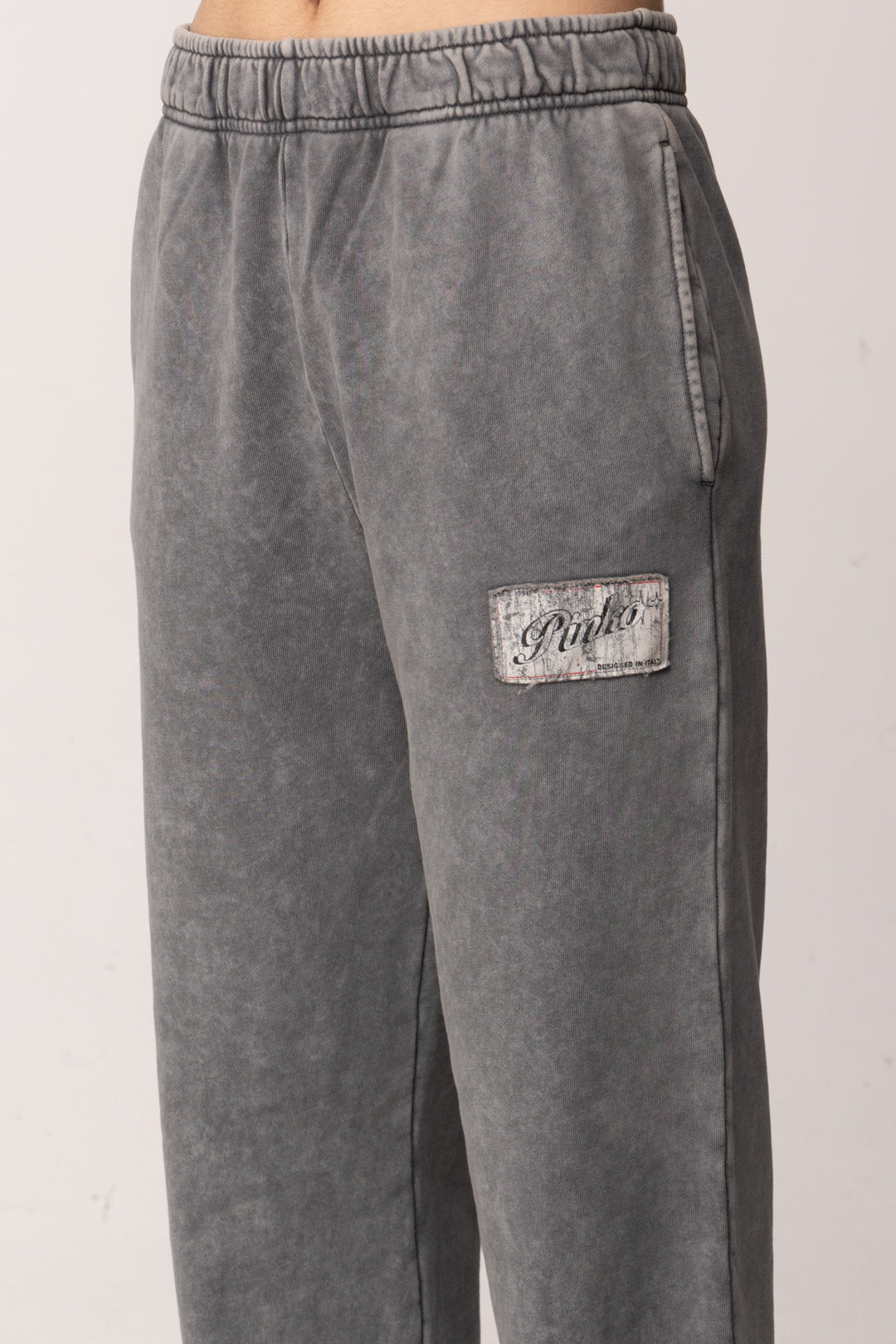 Pinko Pantaloni Jogger Effetto Washed 105508 A33M K10