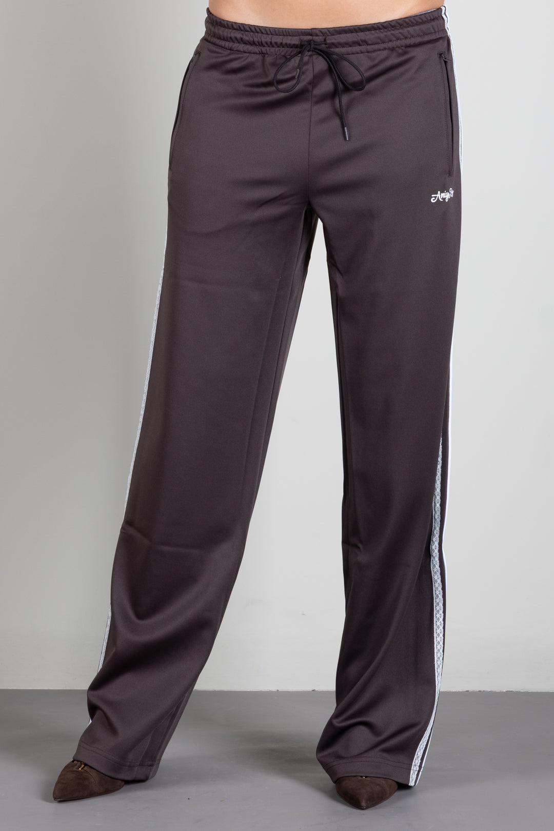 Aniye By Pantaloni Jogger Sienna con Bande Laterali 181070 CHOCO :AI26