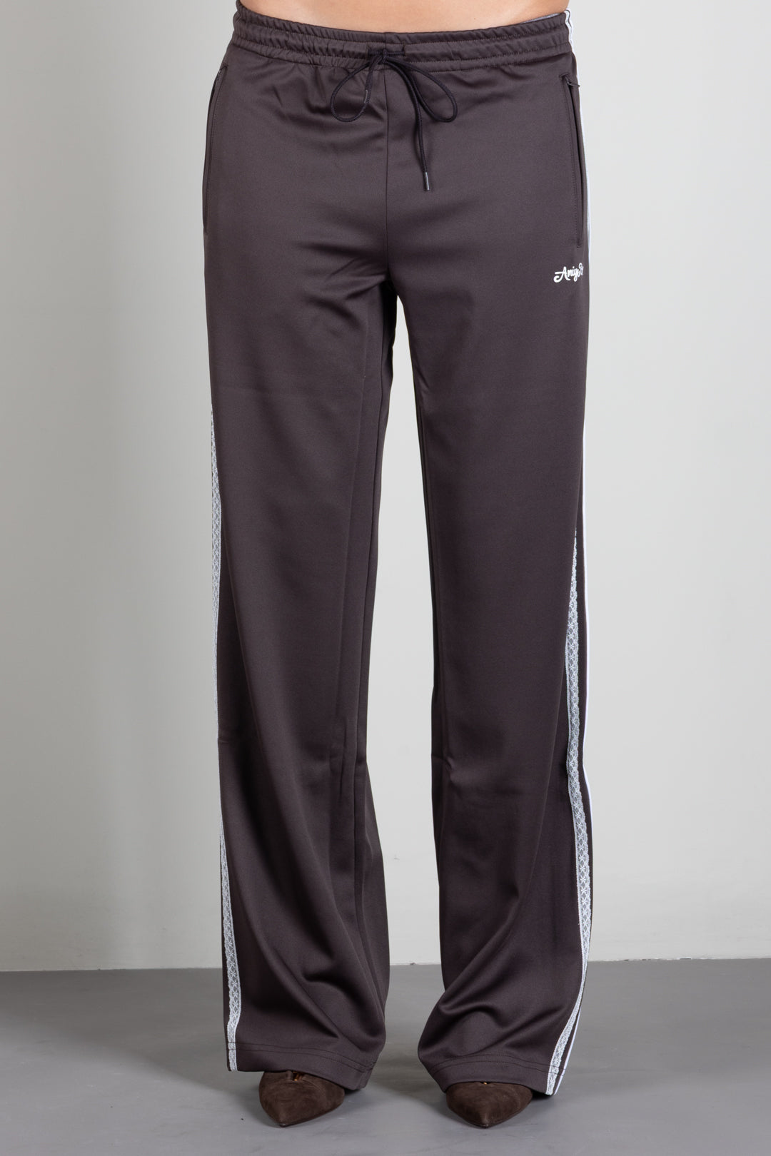 Aniye By Pantaloni Jogger Sienna con Bande Laterali 181070 CHOCO :AI26