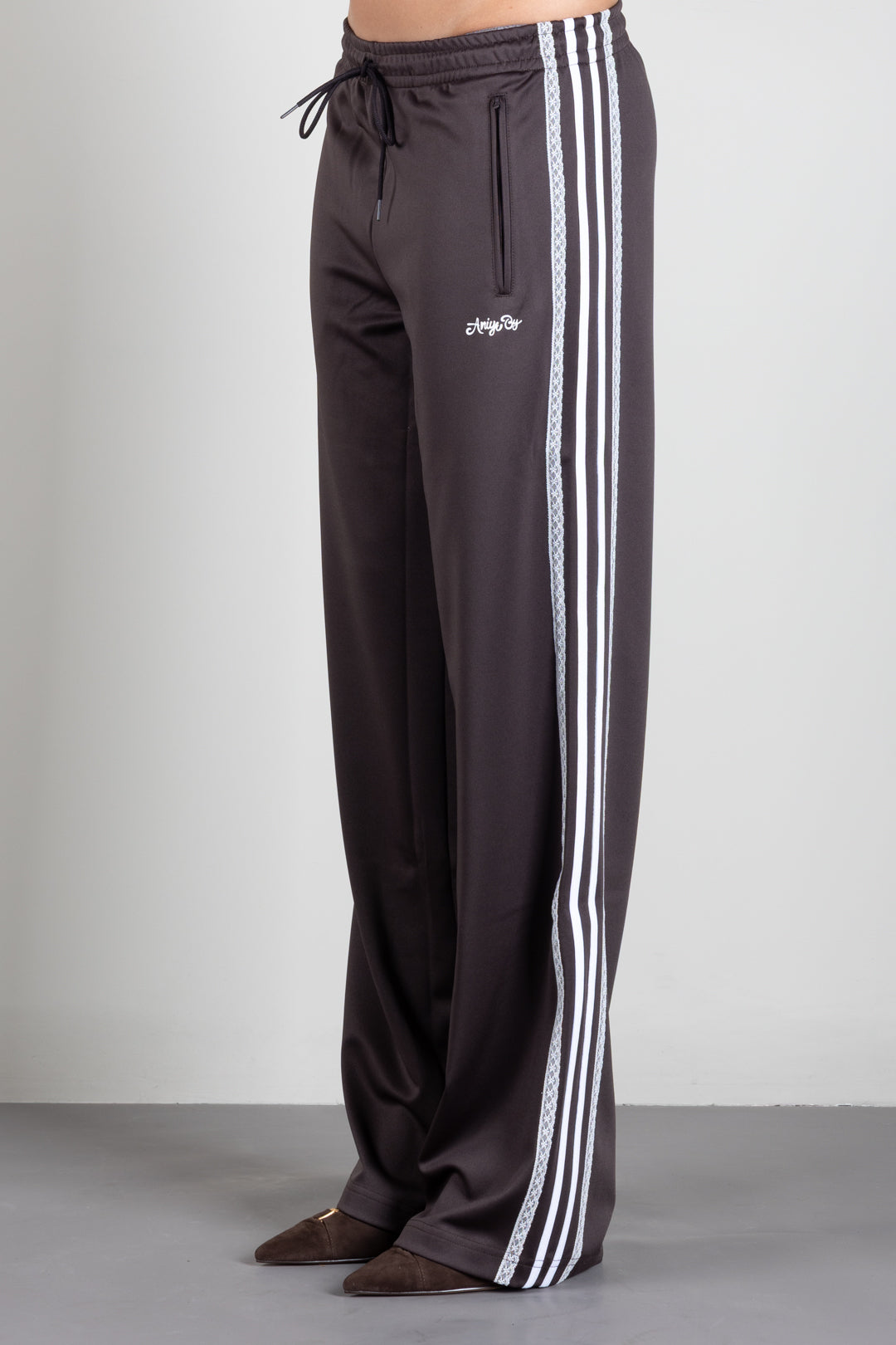 Aniye By Pantaloni Jogger Sienna con Bande Laterali 181070 CHOCO :AI26