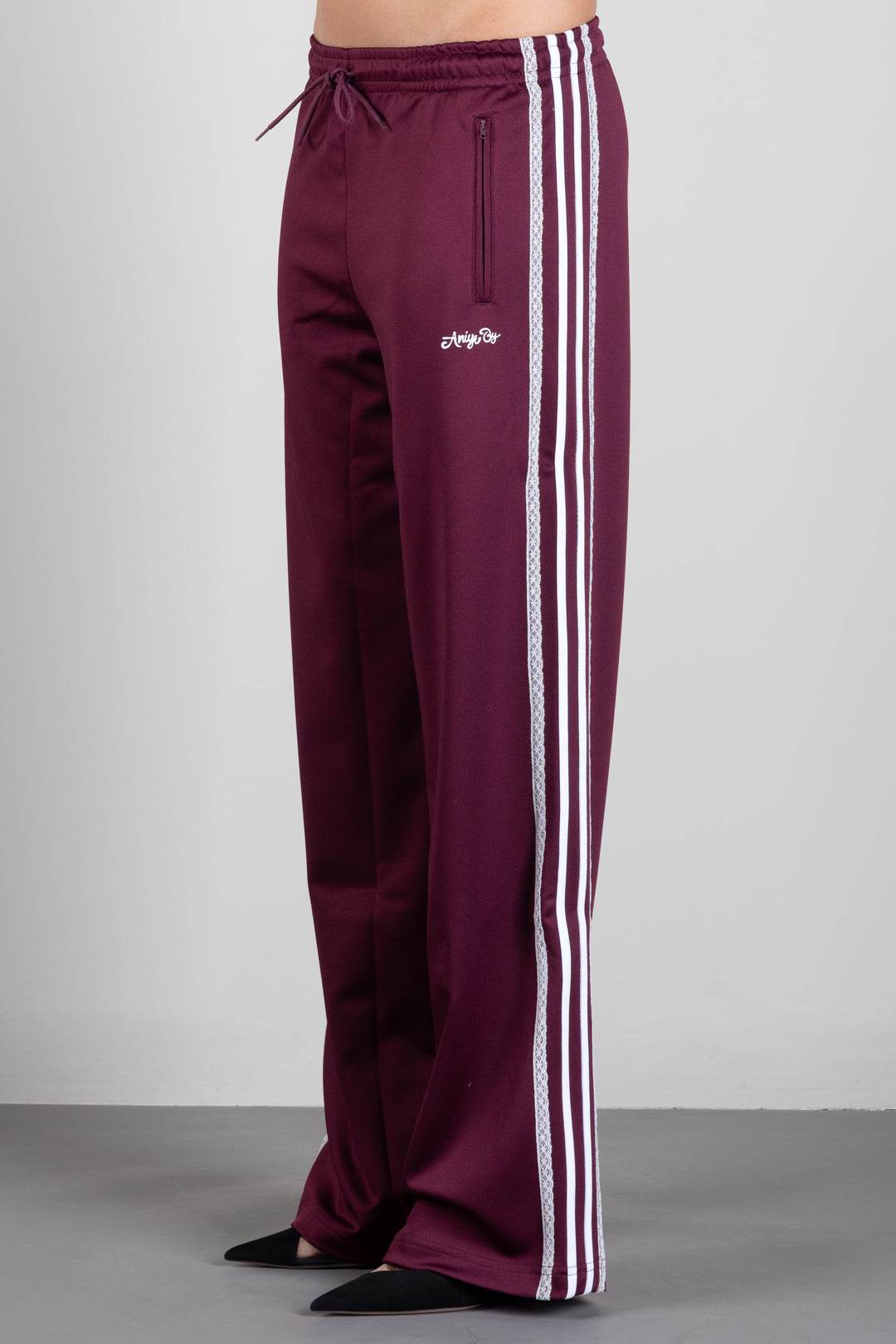 Aniye By Pantaloni Jogger Sienna con Bande Laterali 181070 RUBY NOIR :AI26