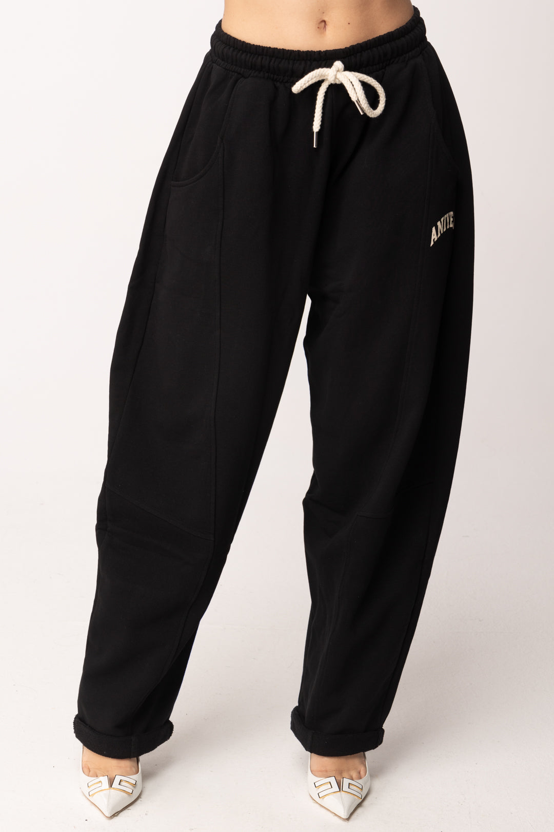 Aniye By Pantaloni Jogging con Coulisse 185296 BLACK PE26
