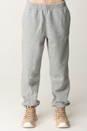 Patrizia Pepe Pantaloni Jogging con Elastico Alla Caviglia LIGHT GRAY MELANGE