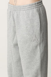 Patrizia Pepe Pantaloni Jogging con Elastico Alla Caviglia LIGHT GRAY MELANGE