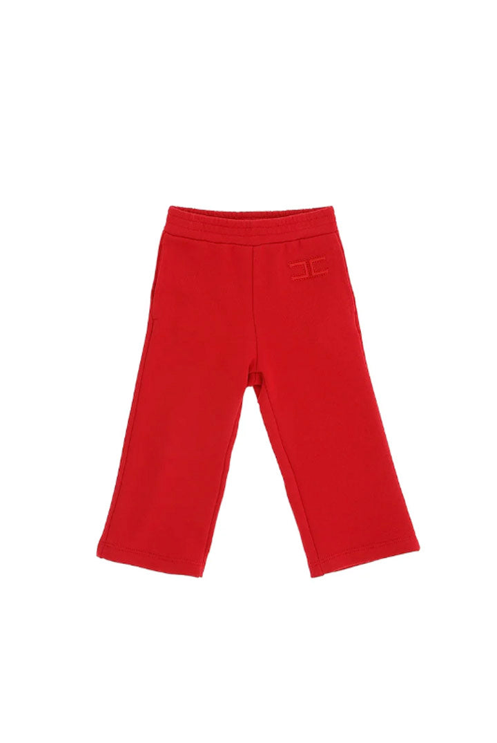 Elisabetta Franchi Bambina Pantaloni Jogging con Logo Ricamato EGPA101CFF017.3028