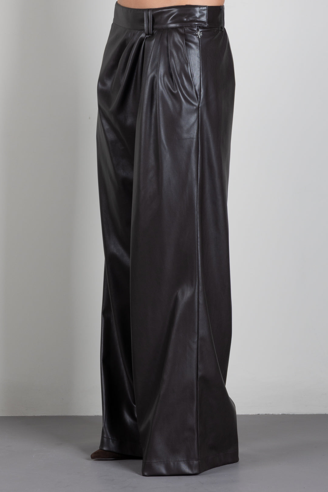 Aniye By Pantaloni Over Caly In Nappa 181009 CHOCO :AI26