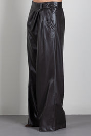 Aniye By Pantaloni Over Caly In Nappa 181009 CHOCO :AI26