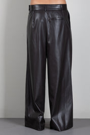 Aniye By Pantaloni Over Caly In Nappa 181009 CHOCO :AI26