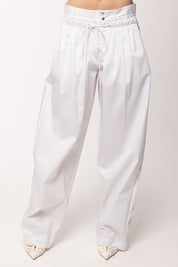 Aniye By Pantaloni Over Costanza con Coulisse 185089 BLANC :PE26