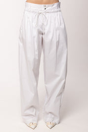 Aniye By Pantaloni Over Costanza con Coulisse 185089 BLANC :PE26